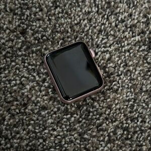 Apple Pink Smartwatch Case with Black Face